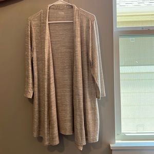 Basic Editions Light Gray Cardigan